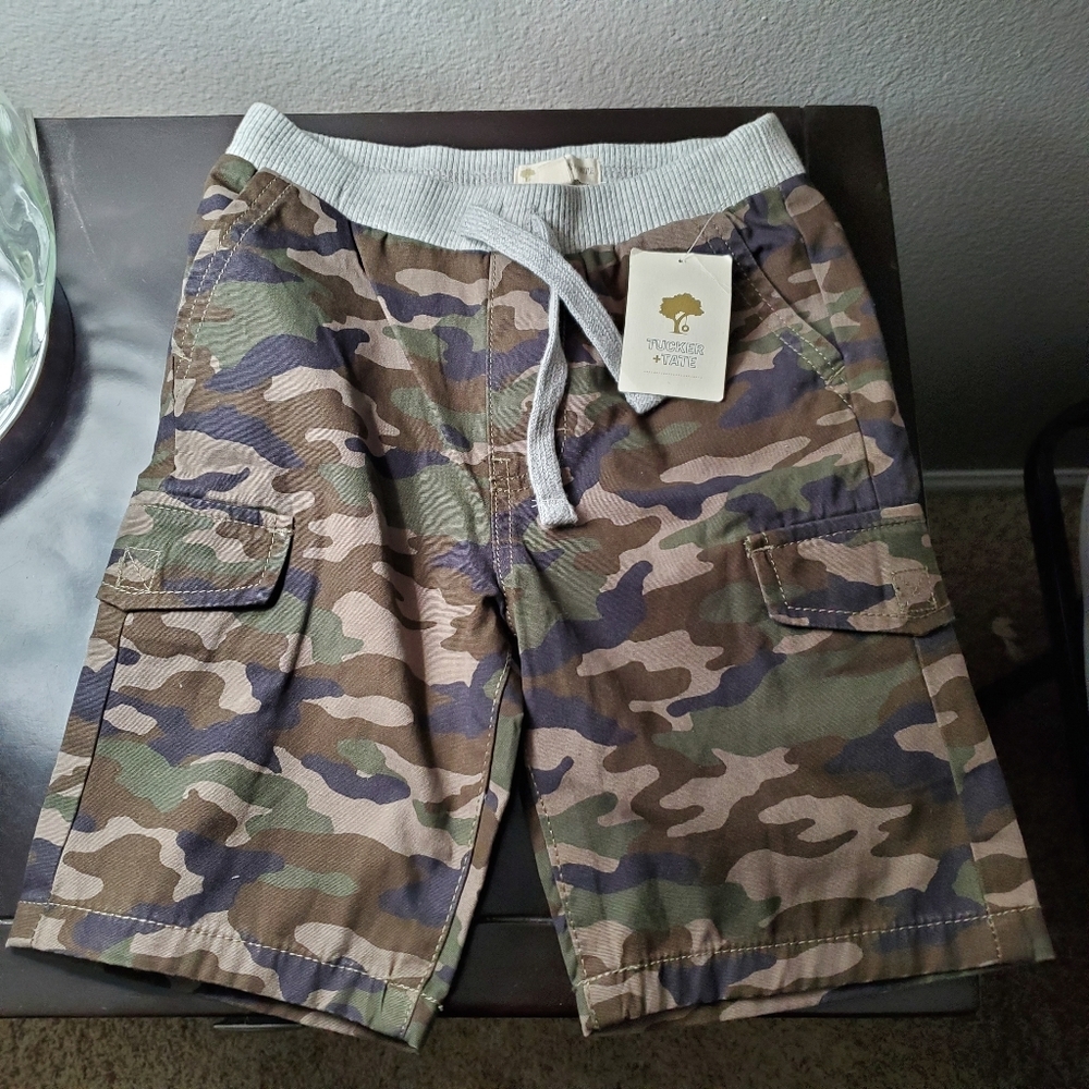 Tucker +Tate Olive Brown Camo Shorts